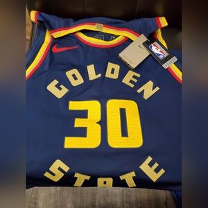 Nike Steph Curry Golden State Warriors Authentic City FQ4465-419 Size 56 2XL NWT